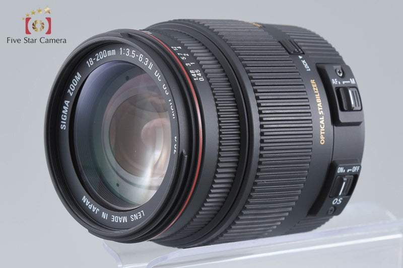 SIGMA 18-200mm f/3.5-6.3 II DC OS HSM for Canon