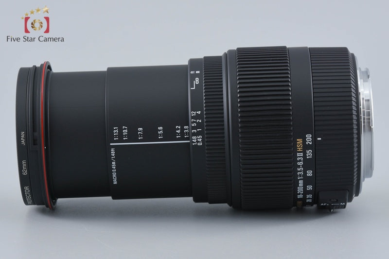 SIGMA 18-200mm f/3.5-6.3 II DC OS HSM for Canon
