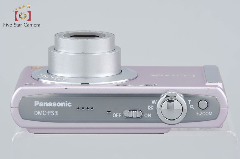 Panasonic LUMIX DMC-FS3 Pink 8.1 MP Digital Camera [Japanese Language Only]
