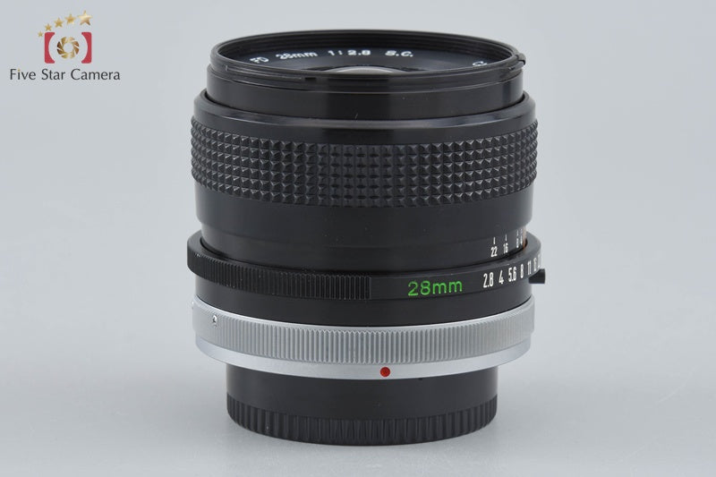 Canon FD 28mm f/2.8 S.C.