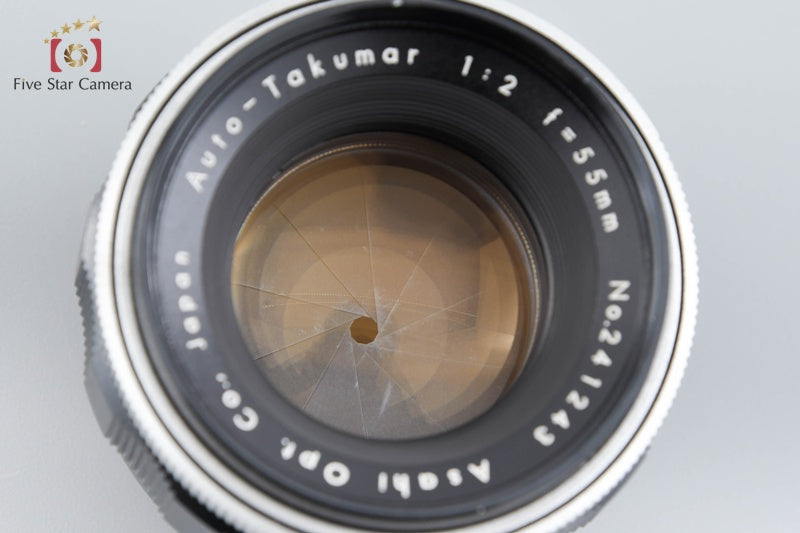 PENTAX Auto-Takumar 55mm f/2 M42 Mount Lens