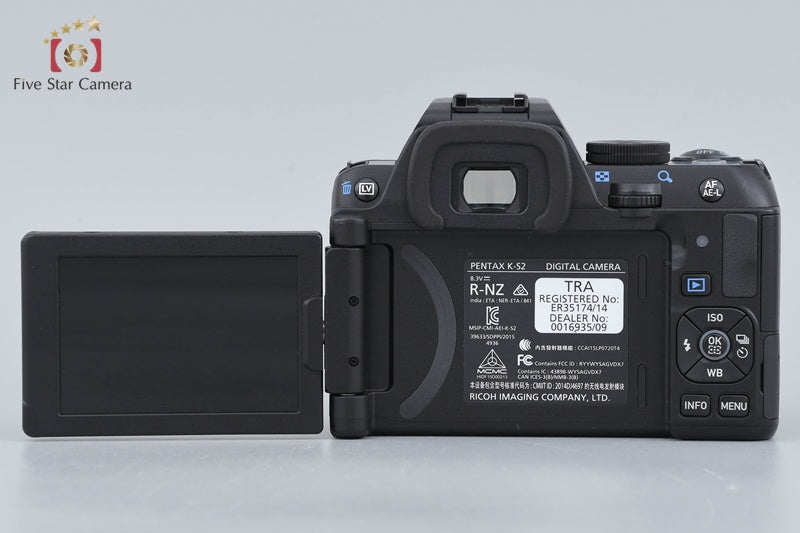 PENTAX K-S2 Black 20.1 MP DSLR Camera Body