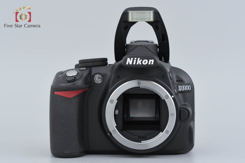 "Shutter count 2,090" Nikon D3100 Black 14.2 MP Digital SLR Camera 18-55 VR Lens