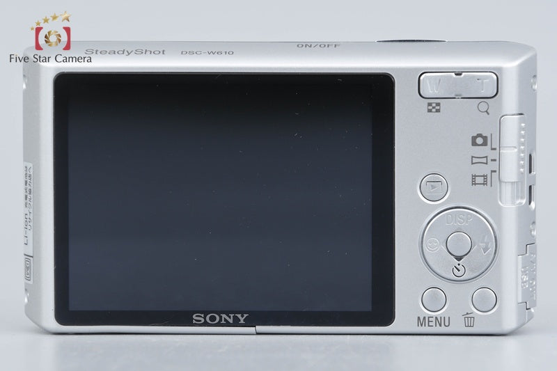 Sony Cyber-Shot DSC-W610 Silver 14.1 MP Digital Camera [Japanese Language Only]