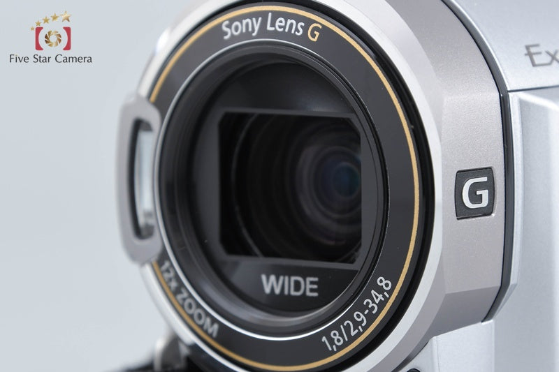 Sony Handycam HDR-CX370V Silver Full HD Camcorder [Japanese Language Only]