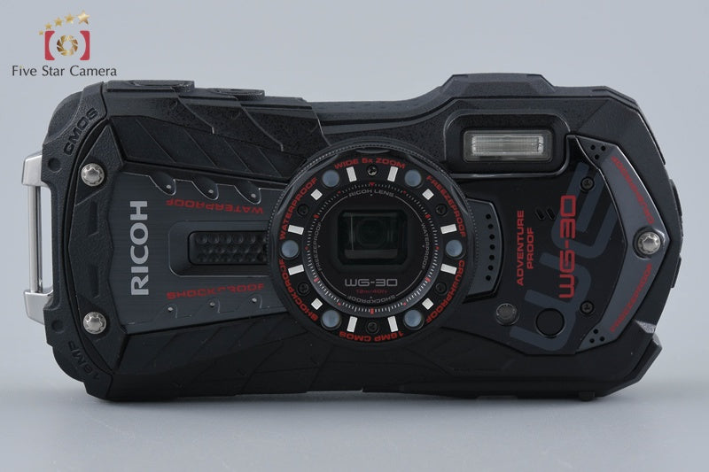 Ricoh PENTAX WG-30 Black 16.0 MP Waterproof Action Camera