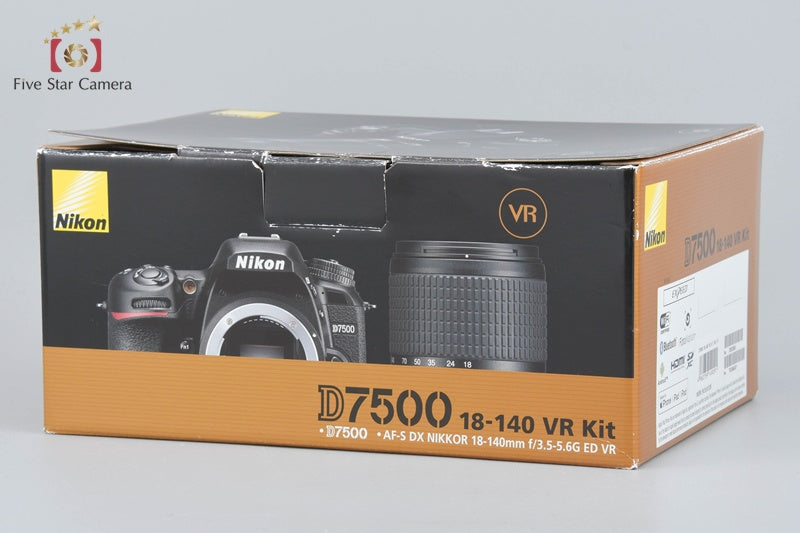"Count 3,017" Nikon D7500 20.9 MP Digital SLR Camera 18-140 VR Lens w/ Box