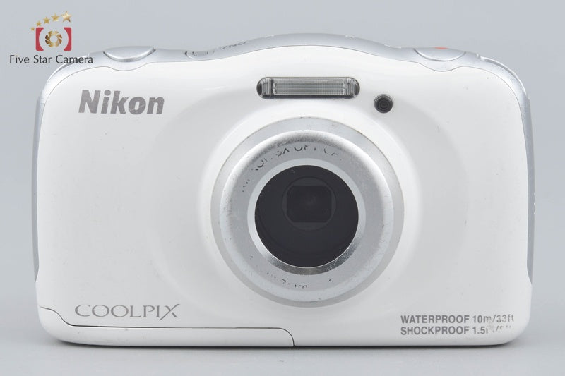 Nikon COOLPIX S33 White 13.2 MP Digital Camera
