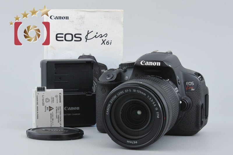 Canon EOS Kiss X6i / Rebal T4i / 650D 18.0 MP DSLR Camera 18-135 Lens