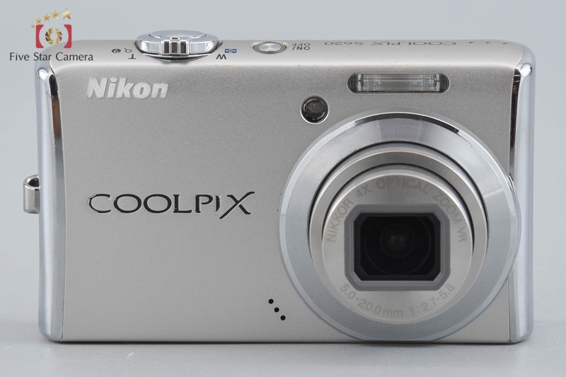 Nikon COOLPIX S620 Silver 12.2 MP Digital Camera