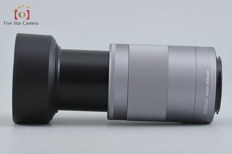Canon EF-M 55-200mm f/4.5-6.3 IS STM Silver