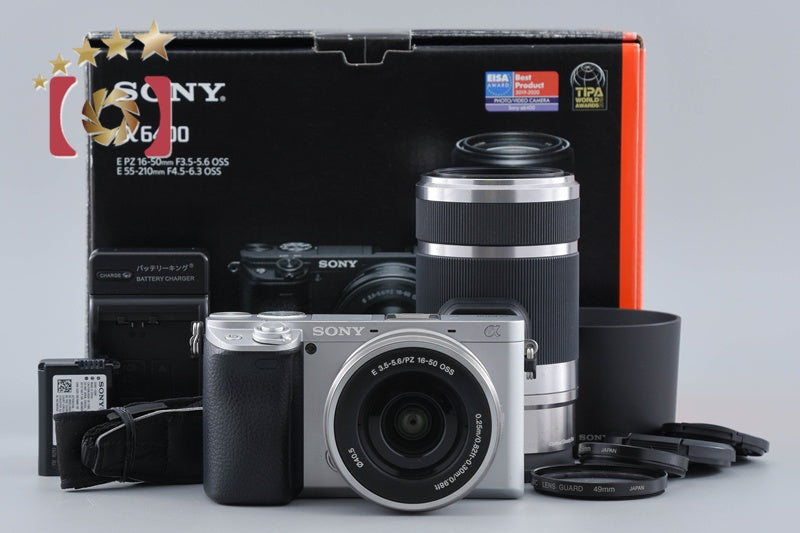 Sony Alpha α6400 ILCE-6400 Silver 16-50 55-210 Lenses [Japanese Language Only]