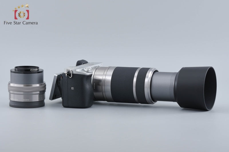 Sony Alpha α6400 ILCE-6400 Silver 16-50 55-210 Lenses [Japanese Language Only]