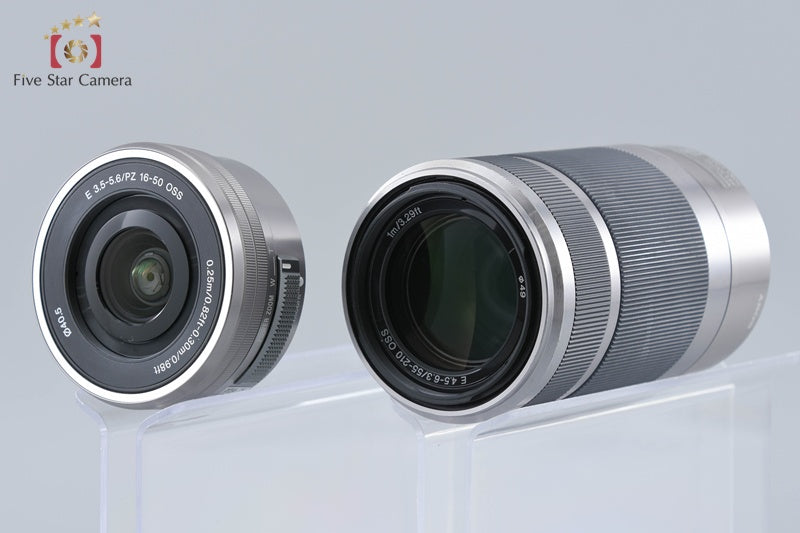 Sony Alpha α6400 ILCE-6400 Silver 16-50 55-210 Lenses [Japanese Language Only]