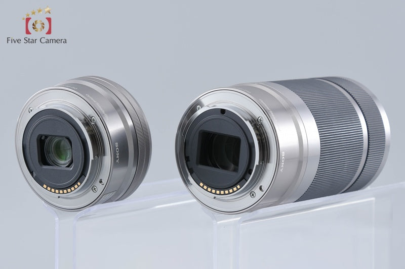Sony Alpha α6400 ILCE-6400 Silver 16-50 55-210 Lenses [Japanese Language Only]