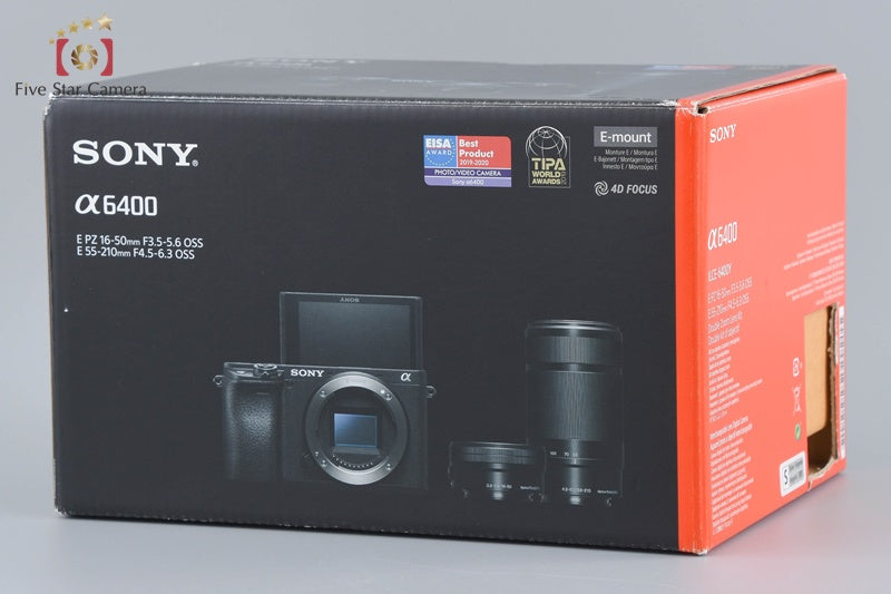 Sony Alpha α6400 ILCE-6400 Silver 16-50 55-210 Lenses [Japanese Language Only]