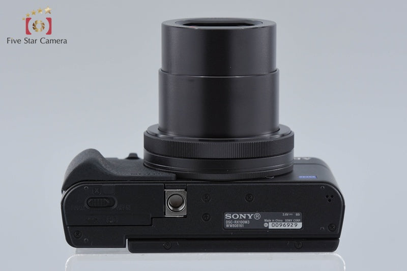 Sony Cyber-shot DSC-RX100M3 20.1 MP Digital Camera [Japanese Language Only]