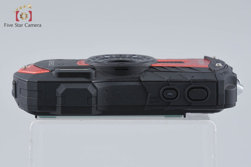 "Shutter count 12" Ricoh PENTAX WG-60 Red 16.0 MP Waterproof Action Camera