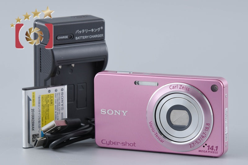 Sony Cyber-shot DSC-W350 Pink 14.1 MP Digital Camera [Japanese Language Only]