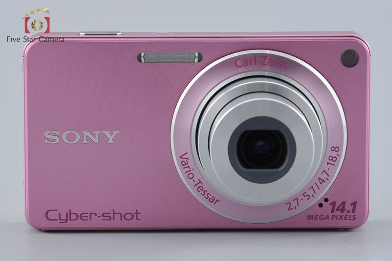 Sony Cyber-shot DSC-W350 Pink 14.1 MP Digital Camera [Japanese Language Only]