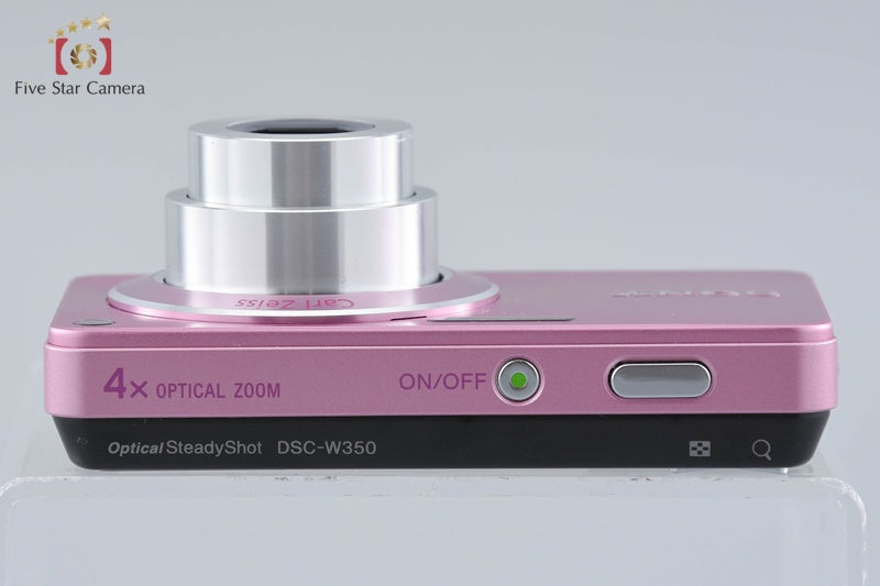 Sony Cyber-shot DSC-W350 Pink 14.1 MP Digital Camera [Japanese Language Only]