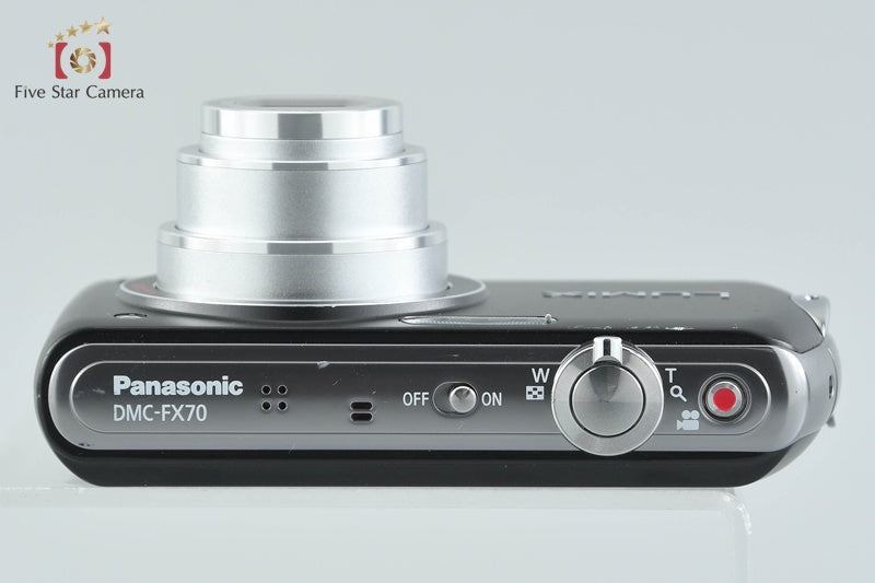 Panasonic LUMIX DMC-FX70 Black 14.1 MP Digital Camera [Japanese Language Only]