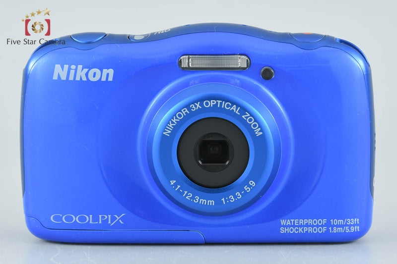 Nikon COOLPIX W100 Blue 13.2 MP Digital Camera