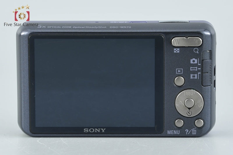 Sony Cyber-Shot DSC-W570 Violet 16.1 MP Digital Camera [Japanese Language Only]
