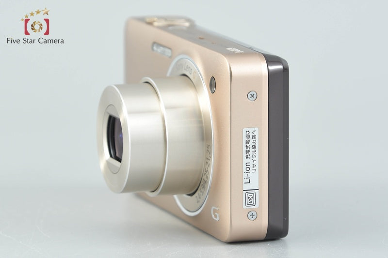 Sony Cyber-Shot DSC-WX5 Gold 12.2 MP Digital Camera [Japanese Language Only]
