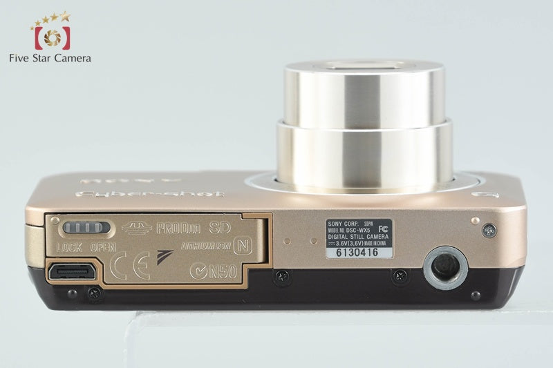 Sony Cyber-Shot DSC-WX5 Gold 12.2 MP Digital Camera [Japanese Language Only]