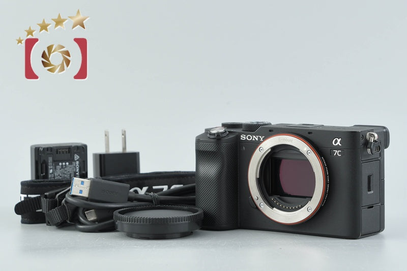 SONY α7C ILCE-7C Black 24.2 MP Digital Camera [Japanese Language Only]