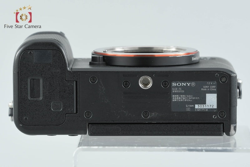 SONY α7C ILCE-7C Black 24.2 MP Digital Camera [Japanese Language Only]