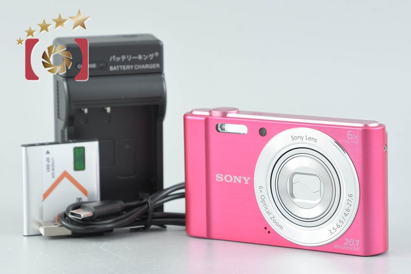 Sony Cyber-Shot DSC-W810 Pink 20.1 MP Digital Camera [Japanese Language Only]
