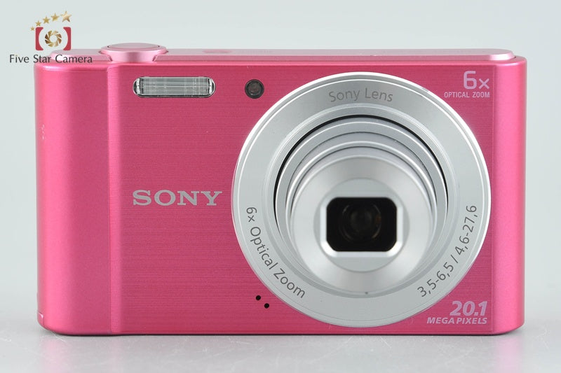 Sony Cyber-Shot DSC-W810 Pink 20.1 MP Digital Camera [Japanese Language Only]