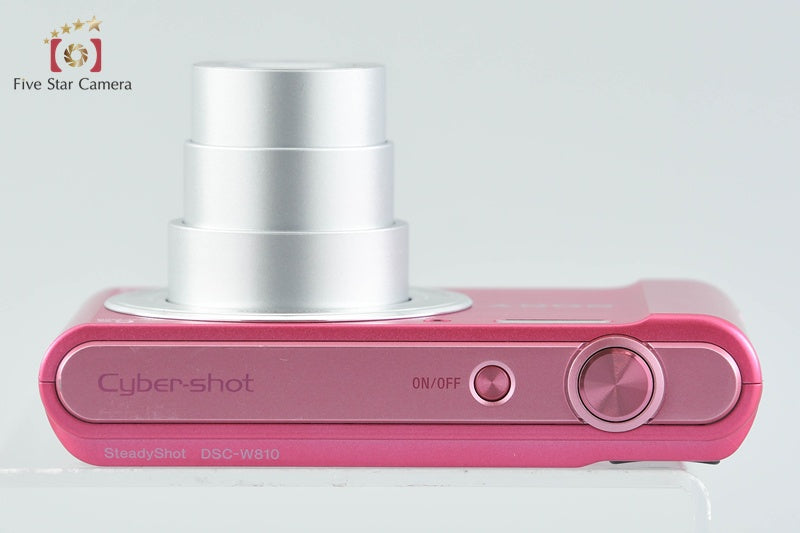 Sony Cyber-Shot DSC-W810 Pink 20.1 MP Digital Camera [Japanese Language Only]
