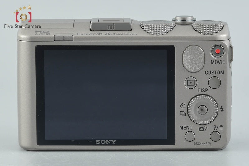 SONY Cyber-shot DSC-HX50V Silver 20.4 MP Digital Camera [Multiple Languages]