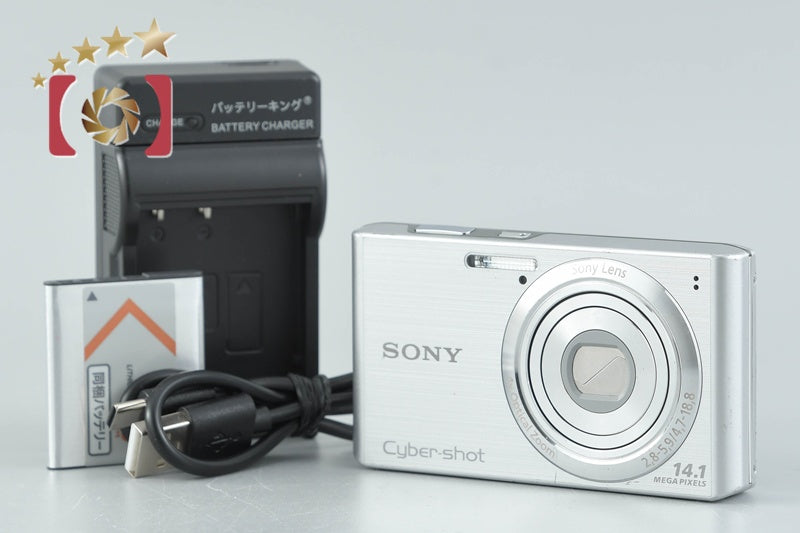 Sony Cyber-Shot DSC-W610 Silver 14.1 MP Digital Camera [Japanese Language Only]