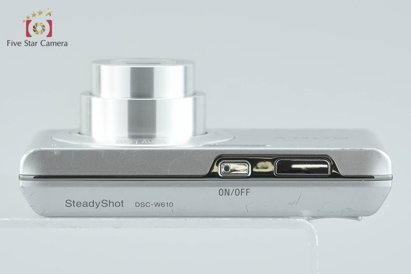Sony Cyber-Shot DSC-W610 Silver 14.1 MP Digital Camera [Japanese Language Only]