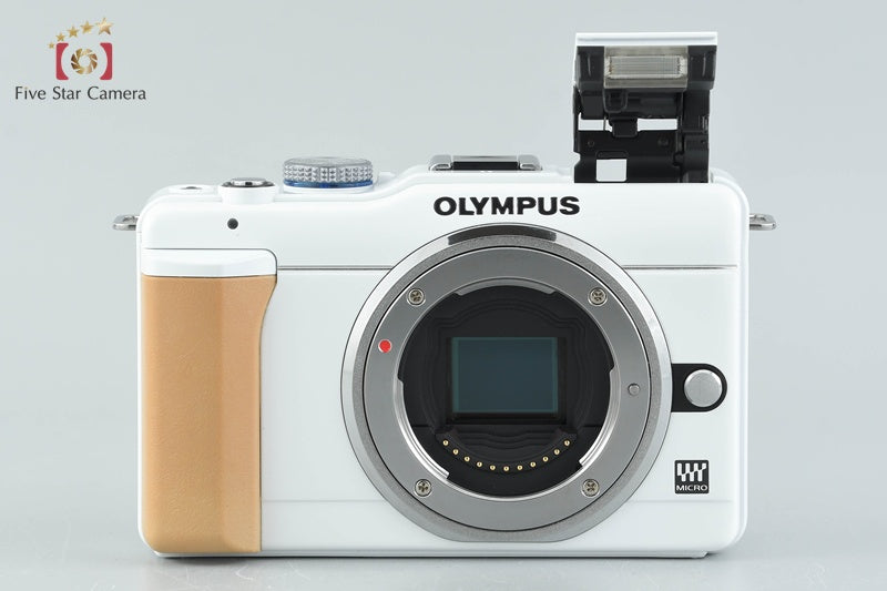 "Count 5,615" Olympus PEN Lite E-PL1s White 12.3 MP 14-42 40-150 Lenses