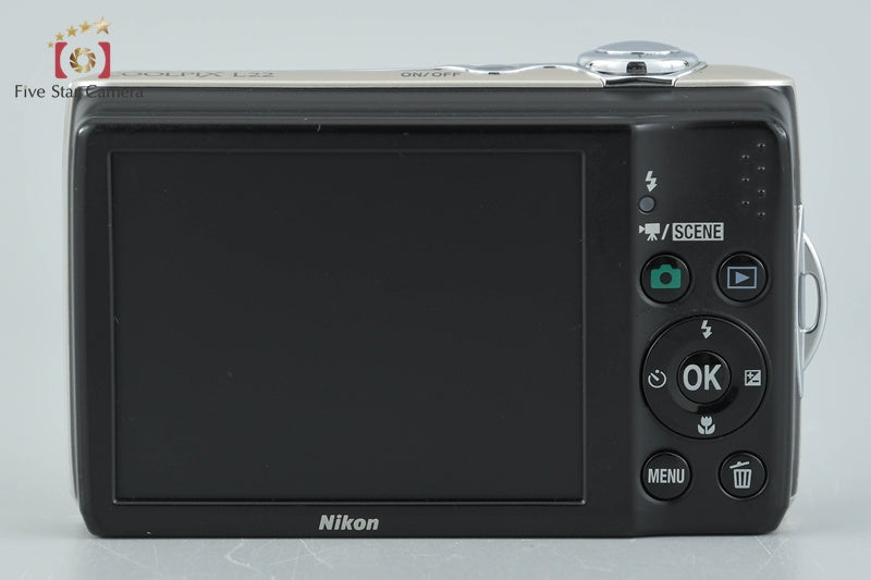 Nikon COOLPIX L22 Champagne Silver 12.0 MP Digital Camera