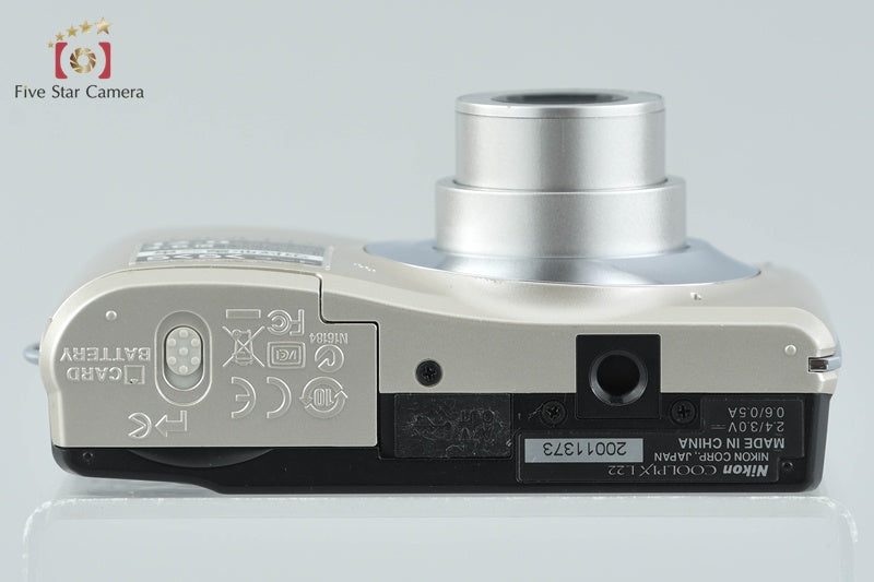Nikon COOLPIX L22 Champagne Silver 12.0 MP Digital Camera