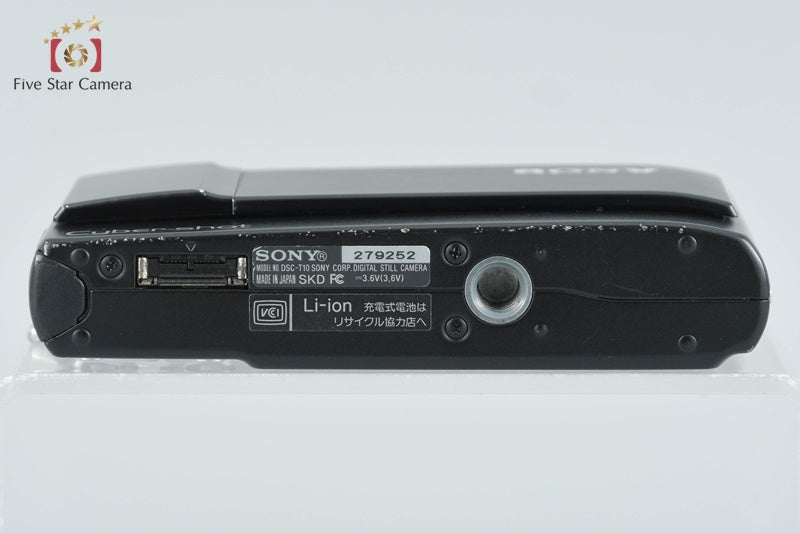 SONY Cyber-shot DSC-T10 Black 7.2 MP Digital Camera [Japanese Language Only]