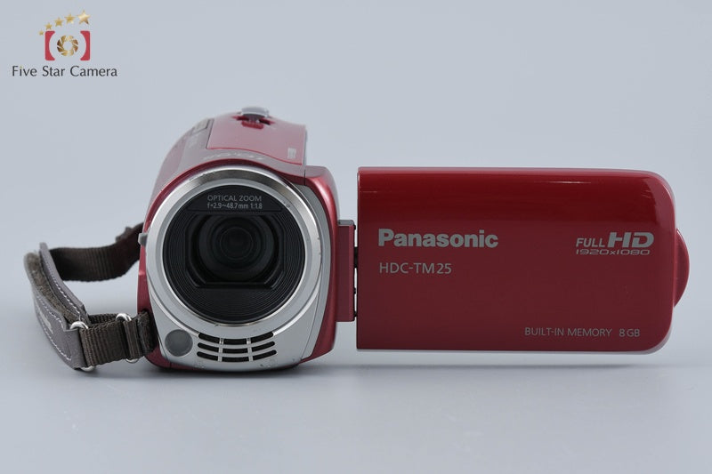 Panasonic HDC-TM25 Red 12.0 MP Digital Hi-Vision Video Camera