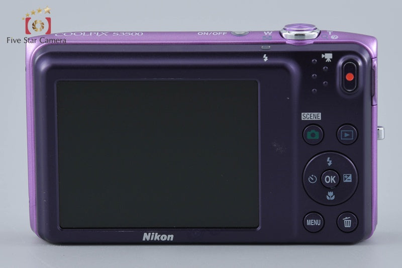 Nikon COOLPIX S3500 Orchid Purple 20.0 MP Digital Camera