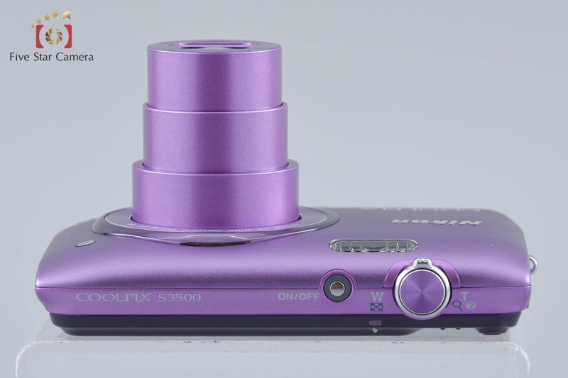 Nikon COOLPIX S3500 Orchid Purple 20.0 MP Digital Camera