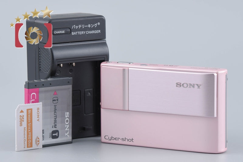 SONY Cyber-shot DSC-T10 Pink 7.2 MP Digital Camera [Japanese Language Only]