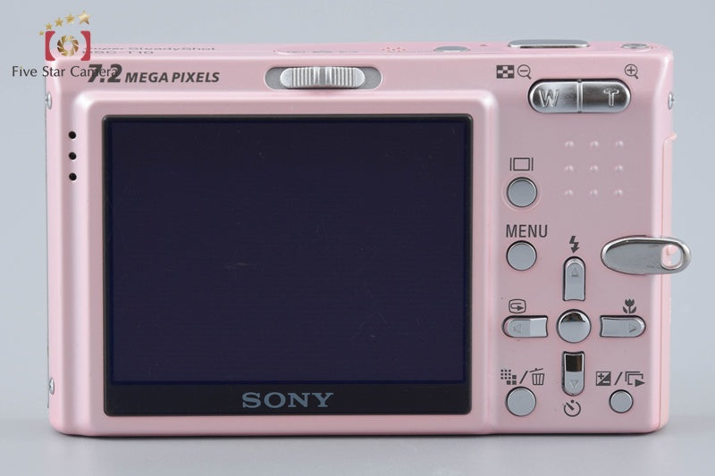 SONY Cyber-shot DSC-T10 Pink 7.2 MP Digital Camera [Japanese Language Only]