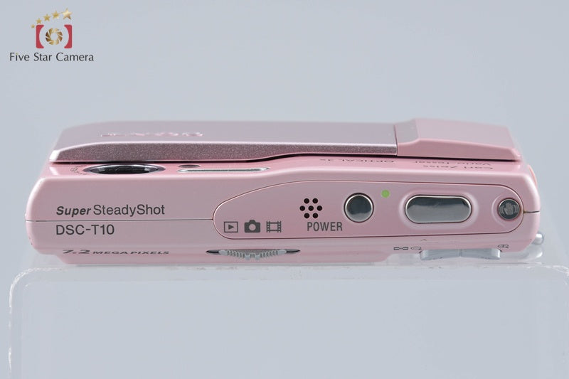 SONY Cyber-shot DSC-T10 Pink 7.2 MP Digital Camera [Japanese Language Only]