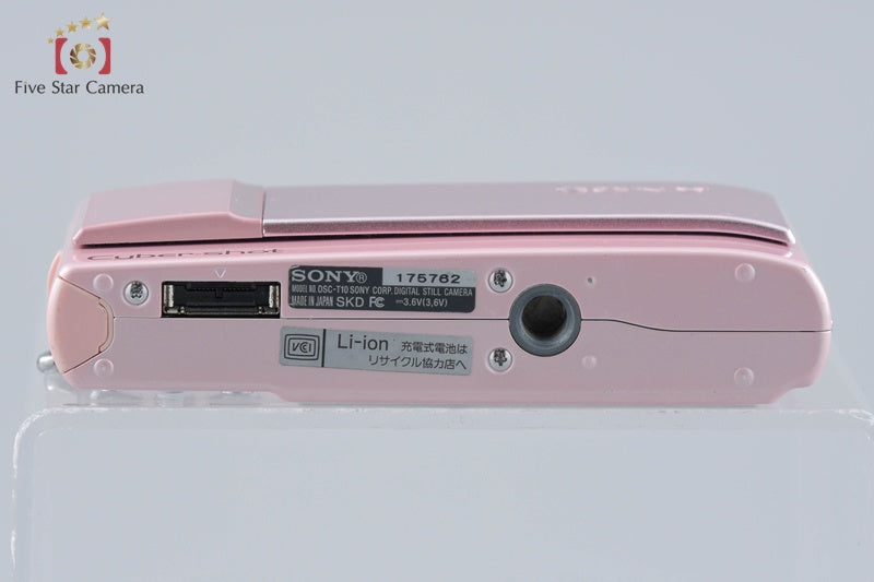 SONY Cyber-shot DSC-T10 Pink 7.2 MP Digital Camera [Japanese Language Only]