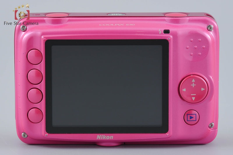 Nikon COOLPIX S30 Pink 10.1 MP Waterproof Digital Camera